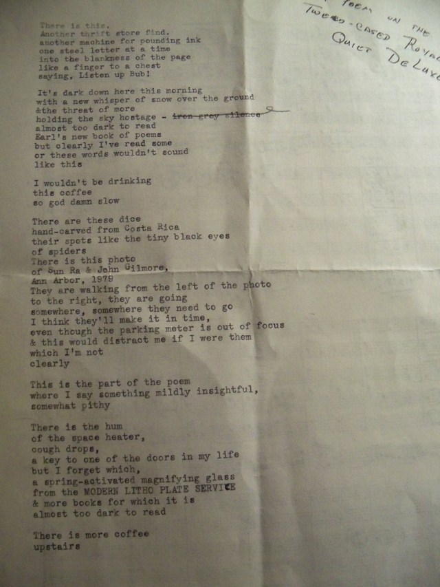 First Poem on the Royal